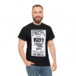KISS Concert Advertisment For one of the first ever shows unisex Short Sleeve Tee