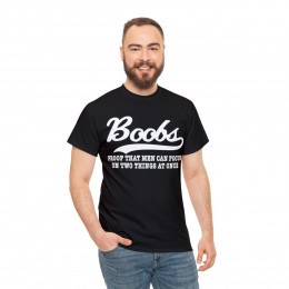 Boobs proof men can focus on two things at once unisex short Sleeve Tee