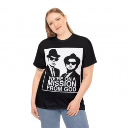 Blues Brothers we're on a mission from God unisex Short Sleeve Tee