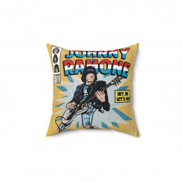 The Amazing Ramones Johnny Ramone Pillow Spun Polyester Square Pillow gift