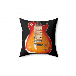 KISS Ace Frehley Gibson Les Paul Pillow Spun Polyester Square Pillow gift