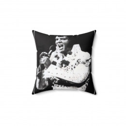 ELVIS in Hawaii b&w Pillow Spun Polyester Square Pillow gift