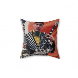Cheap Trick Rick Neilson Spun Polyester Square Pillow gift