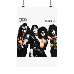 Copy of  KISS Lick It Up in Costumes Premium Matte vertical posters